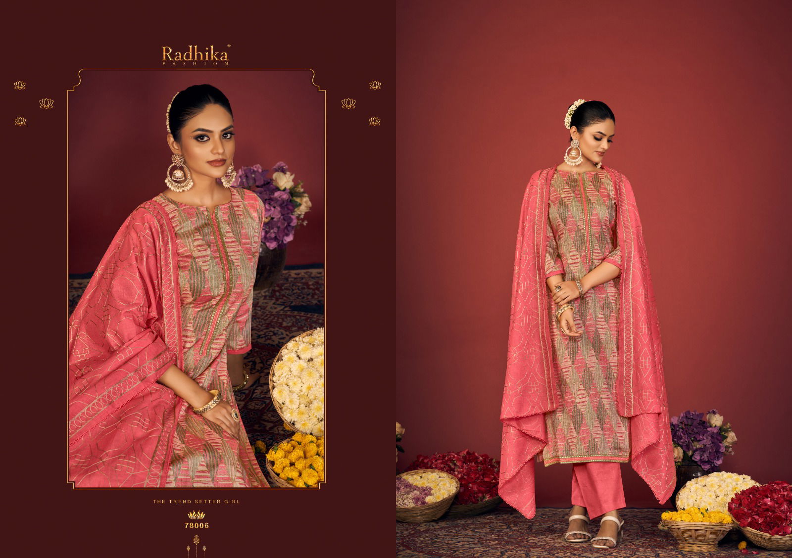 Blossom 14 By Azara Cotton Dress Material Wholesale Market In Surat With Price